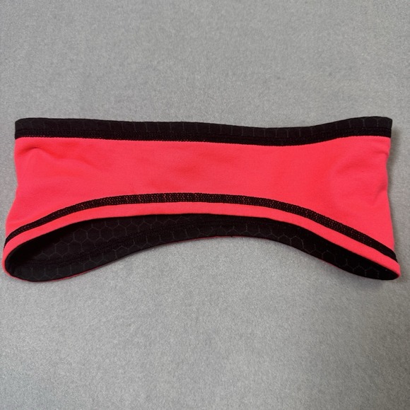 Columbia Fleece Headband Black Pink Stretch Winter Running Ear Warmer - Picture 4 of 5
